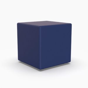 Лед мебель куб синего цвета