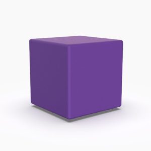 Лед мебель куб фиолетового цвета