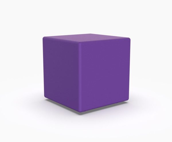 Лед мебель куб фиолетового цвета
