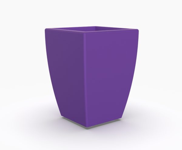 Кашпо LINEA 500 прямоугольное фиолетовое