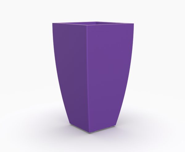 Кашпо LINEA 700 прямоугольное фиолетовое