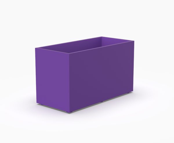 Кашпо LONG 1000 прямоугольное фиолетовое