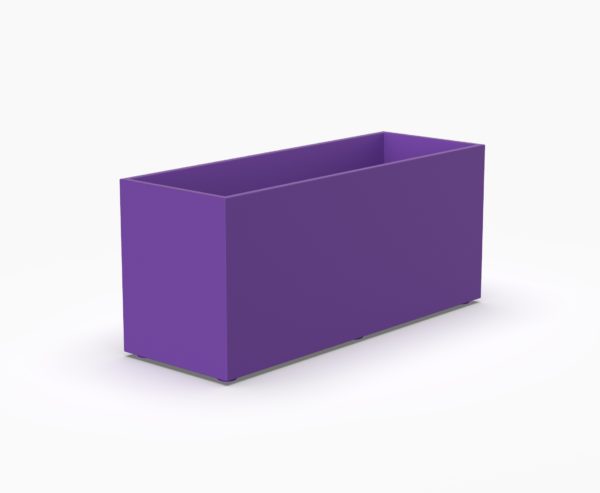 Кашпо LONG 1300 прямоугольное фиолетовое