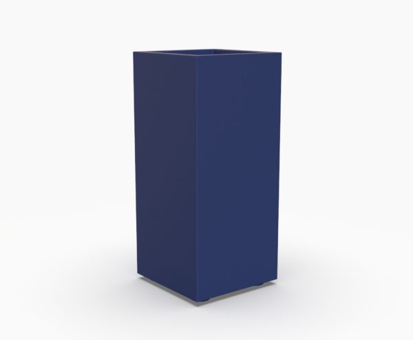 Кашпо VERTICAL 300 прямоугольник синий