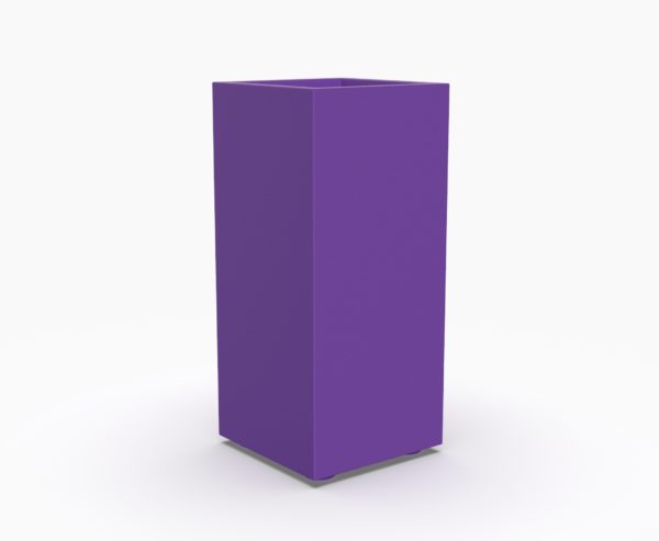 Кашпо VERTICAL 300 прямоугольник фиолетовый