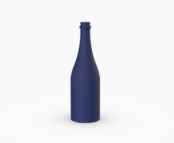 Декор настольный Бутылка синяя