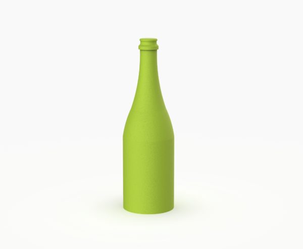 Декор настольный Бутылка зеленая
