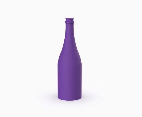 Декор настольный Бутылка фиолетовая