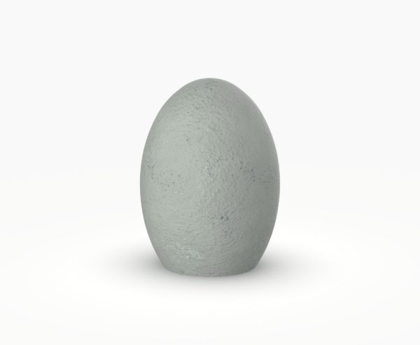 Декор настольный Яйцо серый