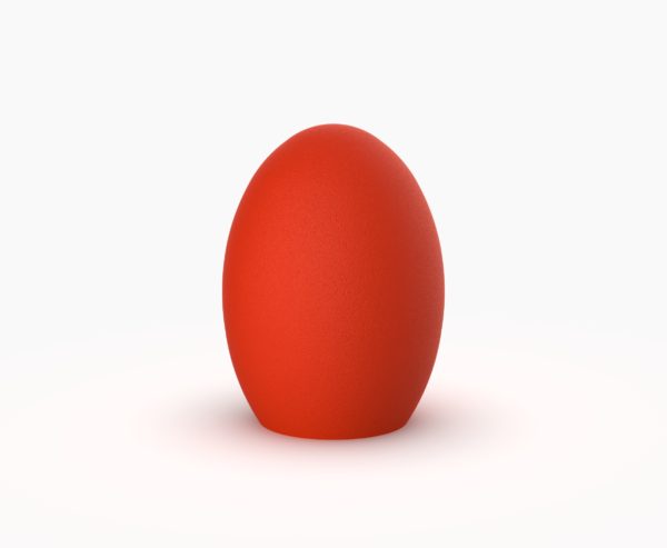 Декор настольный Яйцо красный