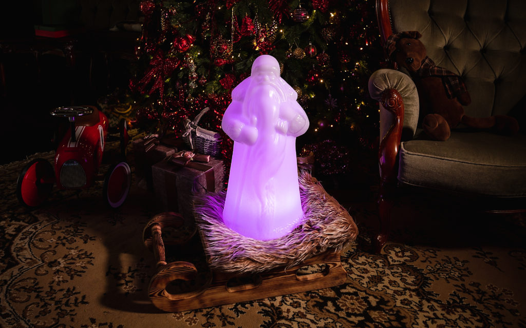Светильник Санта на санях